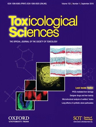 Tox Sci publication cover